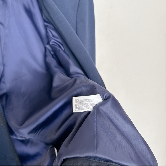 Gap Womens 8 The Academy Blazer Blue Dark Academia Button Blazer Jacket - Picture 12 of 16